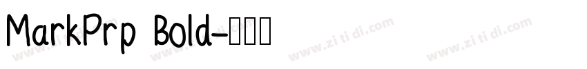 MarkPrp Bold字体转换